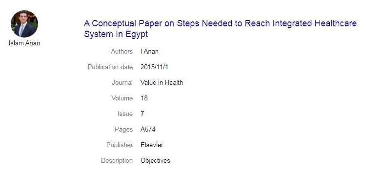 A Conceptual Paper on Steps Needed to Reach Integrated Healthcare System In Egypt