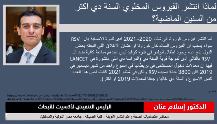 كل ما تريد معرفته عن الفيروس المخلوي التنفسي وأسباب زيادة انتشاره هذا العام