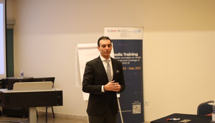 إسلام عنان يشارك في البرنامج التدريبي للإعلاميين حول تغطية جائحة كوفيد 19